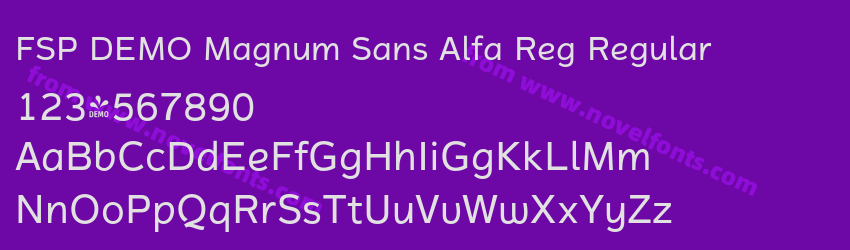 FSP DEMO Magnum Sans Alfa Reg RegularPreview FSP DEMO Magnum Sans Alfa Reg RegularPreview