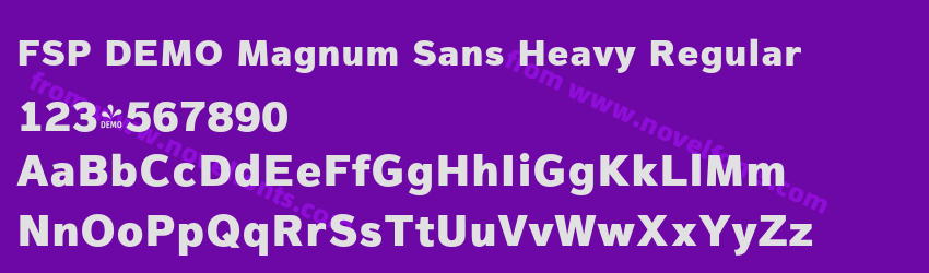 FSP DEMO Magnum Sans Heavy RegularPreview