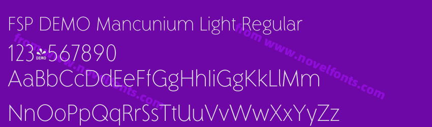 FSP DEMO Mancunium Light RegularPreview FSP DEMO Mancunium Light RegularPreview