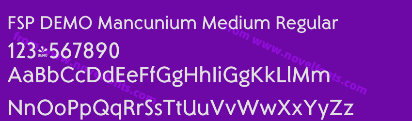 FSP DEMO Mancunium Medium RegularPreview FSP DEMO Mancunium Medium RegularPreview