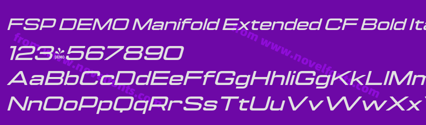 FSP DEMO Manifold Extended CF Bold ItalicPreview FSP DEMO Manifold Extended CF Bold ItalicPreview
