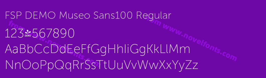 FSP DEMO Museo Sans100 RegularPreview