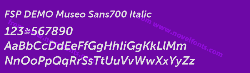 FSP DEMO Museo Sans700 ItalicPreview