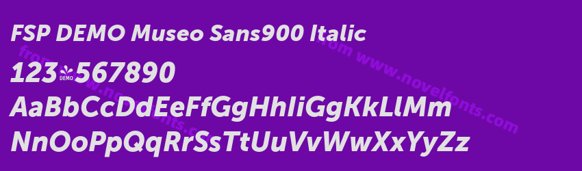 FSP DEMO Museo Sans900 ItalicPreview FSP DEMO Museo Sans900 ItalicPreview