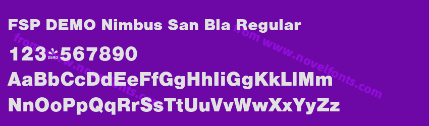 FSP DEMO Nimbus San Bla RegularPreview FSP DEMO Nimbus San Bla RegularPreview
