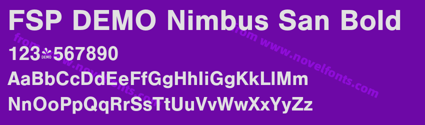 FSP DEMO Nimbus San BoldPreview FSP DEMO Nimbus San BoldPreview