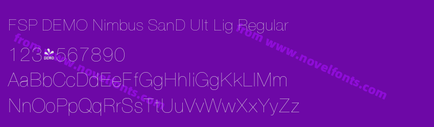FSP DEMO Nimbus SanD Ult Lig RegularPreview FSP DEMO Nimbus SanD Ult Lig RegularPreview
