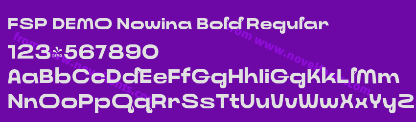 FSP DEMO Nowina Bold RegularPreview FSP DEMO Nowina Bold RegularPreview