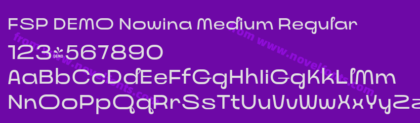 FSP DEMO Nowina Medium RegularPreview FSP DEMO Nowina Medium RegularPreview
