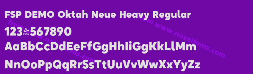 FSP DEMO Oktah Neue Heavy RegularPreview FSP DEMO Oktah Neue Heavy RegularPreview