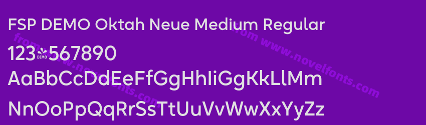 FSP DEMO Oktah Neue Medium RegularPreview FSP DEMO Oktah Neue Medium RegularPreview