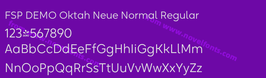 FSP DEMO Oktah Neue Normal RegularPreview FSP DEMO Oktah Neue Normal RegularPreview