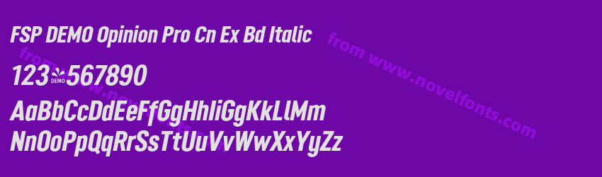 FSP DEMO Opinion Pro Cn Ex Bd ItalicPreview FSP DEMO Opinion Pro Cn Ex Bd ItalicPreview