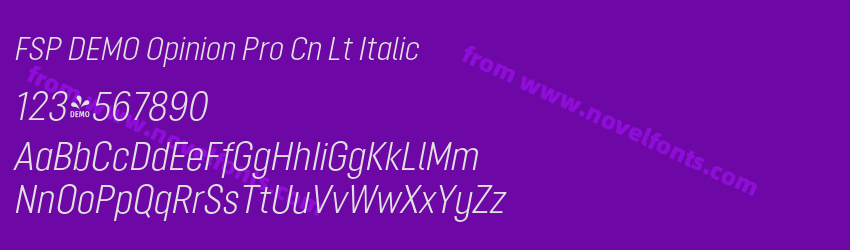 FSP DEMO Opinion Pro Cn Lt ItalicPreview FSP DEMO Opinion Pro Cn Lt ItalicPreview
