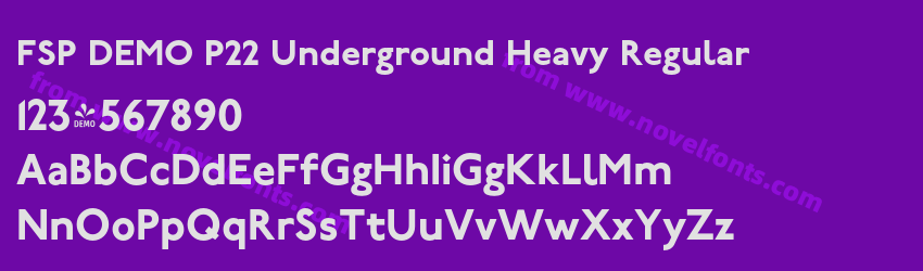 FSP DEMO P22 Underground Heavy RegularPreview FSP DEMO P22 Underground Heavy RegularPreview