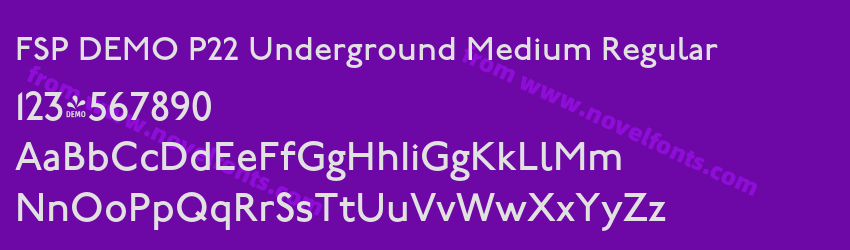 FSP DEMO P22 Underground Medium RegularPreview FSP DEMO P22 Underground Medium RegularPreview
