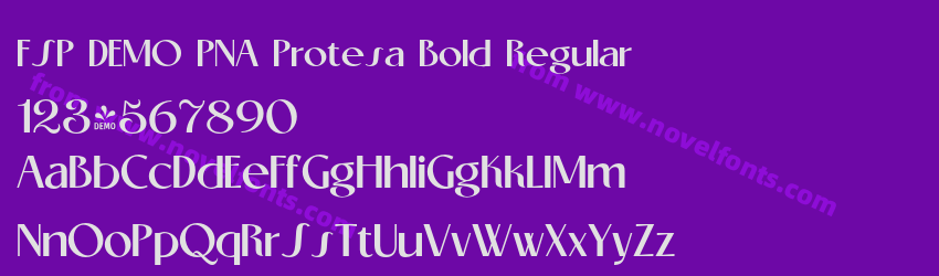 FSP DEMO PNA Protesa Bold RegularPreview FSP DEMO PNA Protesa Bold RegularPreview