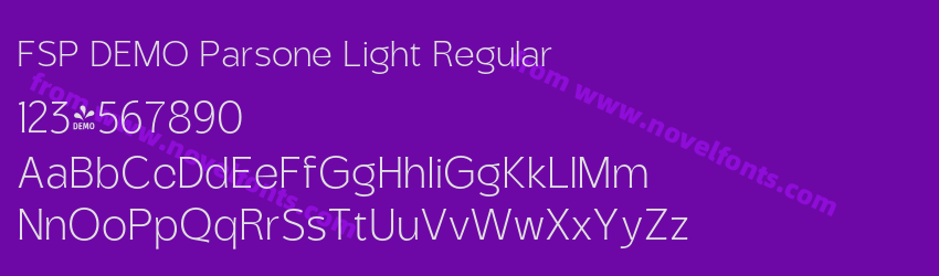FSP DEMO Parsone Light RegularPreview FSP DEMO Parsone Light RegularPreview