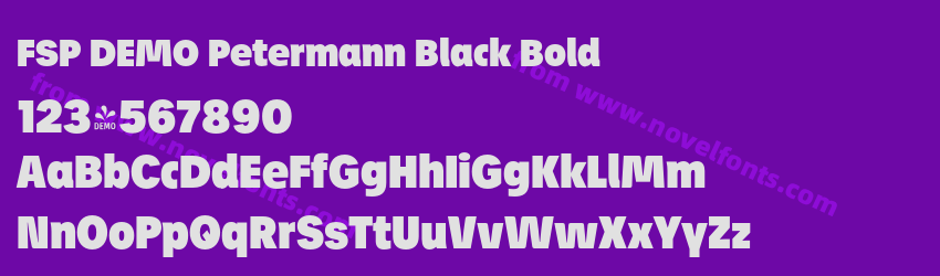 FSP DEMO Petermann Black BoldPreview FSP DEMO Petermann Black BoldPreview