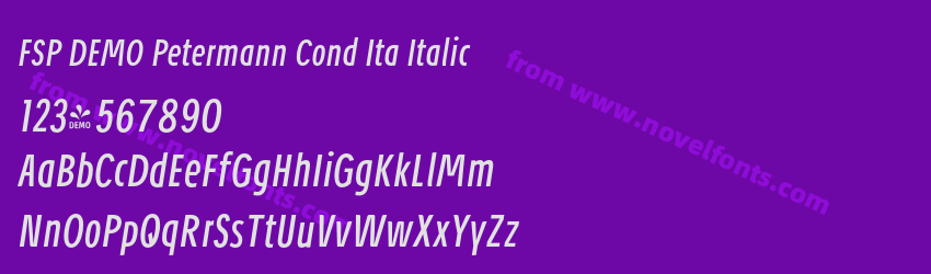 FSP DEMO Petermann Cond Ita ItalicPreview