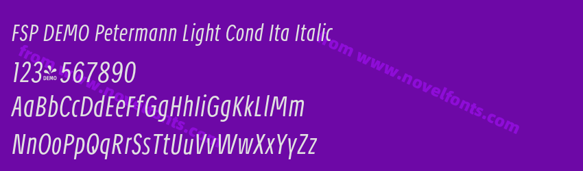 FSP DEMO Petermann Light Cond Ita ItalicPreview