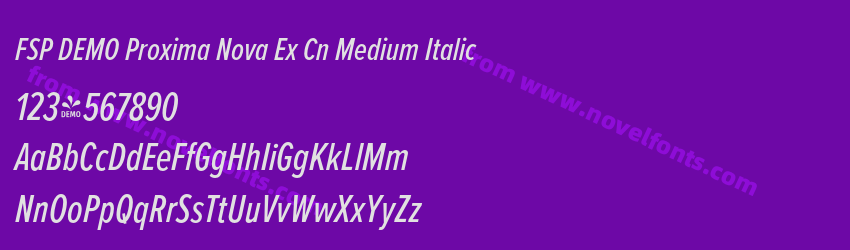 FSP DEMO Proxima Nova Ex Cn Medium ItalicPreview FSP DEMO Proxima Nova Ex Cn Medium ItalicPreview
