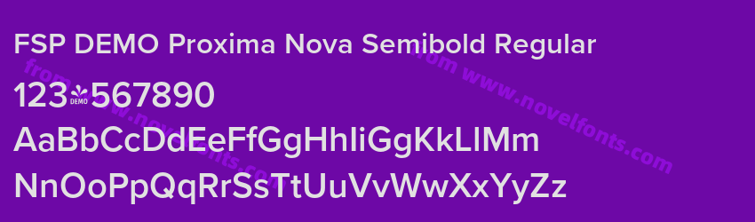 FSP DEMO Proxima Nova Semibold RegularPreview FSP DEMO Proxima Nova Semibold RegularPreview