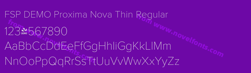 FSP DEMO Proxima Nova Thin RegularPreview FSP DEMO Proxima Nova Thin RegularPreview