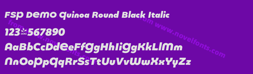 FSP DEMO Quinoa Round Black ItalicPreview FSP DEMO Quinoa Round Black ItalicPreview