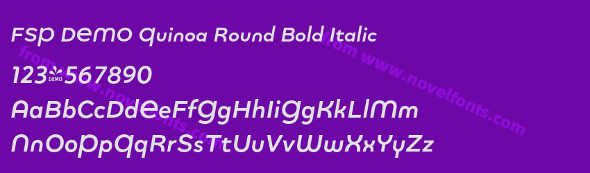 FSP DEMO Quinoa Round Bold ItalicPreview FSP DEMO Quinoa Round Bold ItalicPreview