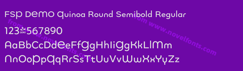 FSP DEMO Quinoa Round Semibold RegularPreview FSP DEMO Quinoa Round Semibold RegularPreview