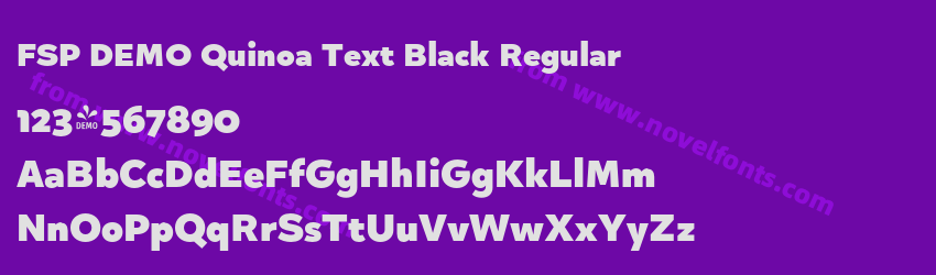 FSP DEMO Quinoa Text Black RegularPreview FSP DEMO Quinoa Text Black RegularPreview