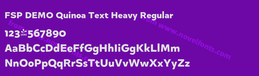 FSP DEMO Quinoa Text Heavy RegularPreview FSP DEMO Quinoa Text Heavy RegularPreview