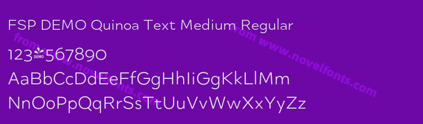 FSP DEMO Quinoa Text Medium RegularPreview FSP DEMO Quinoa Text Medium RegularPreview