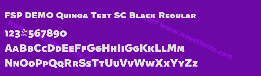 FSP DEMO Quinoa Text SC Black RegularPreview FSP DEMO Quinoa Text SC Black RegularPreview