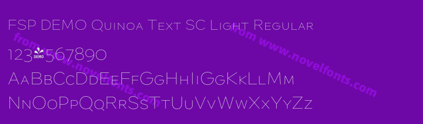 FSP DEMO Quinoa Text SC Light RegularPreview FSP DEMO Quinoa Text SC Light RegularPreview