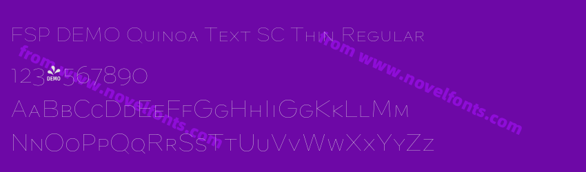 FSP DEMO Quinoa Text SC Thin RegularPreview FSP DEMO Quinoa Text SC Thin RegularPreview