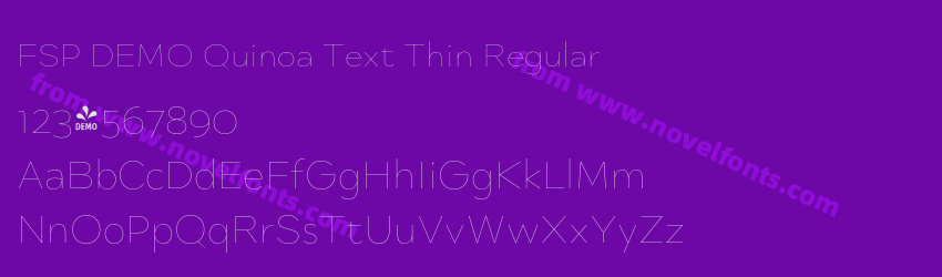 FSP DEMO Quinoa Text Thin RegularPreview FSP DEMO Quinoa Text Thin RegularPreview
