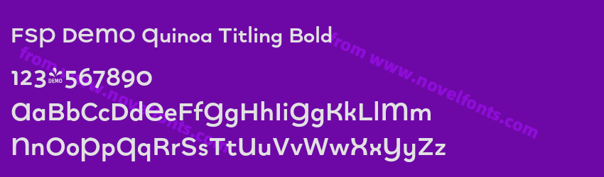 FSP DEMO Quinoa Titling BoldPreview