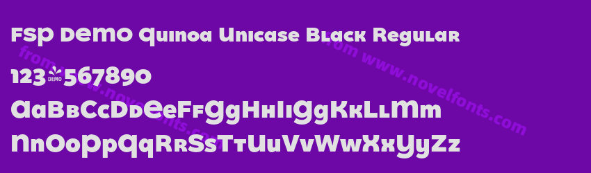 FSP DEMO Quinoa Unicase Black RegularPreview FSP DEMO Quinoa Unicase Black RegularPreview