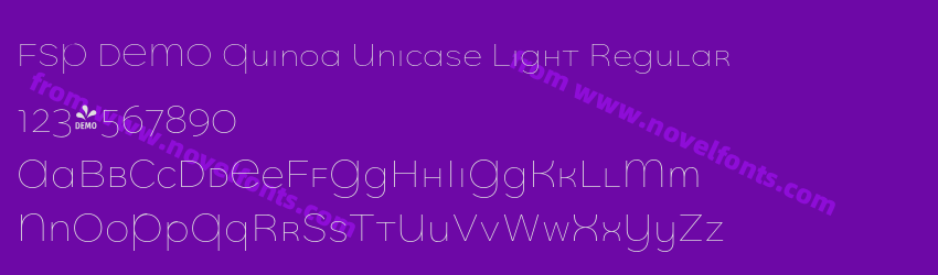 FSP DEMO Quinoa Unicase Light RegularPreview FSP DEMO Quinoa Unicase Light RegularPreview