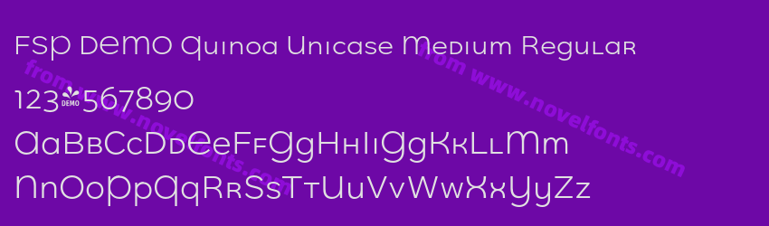 FSP DEMO Quinoa Unicase Medium RegularPreview FSP DEMO Quinoa Unicase Medium RegularPreview