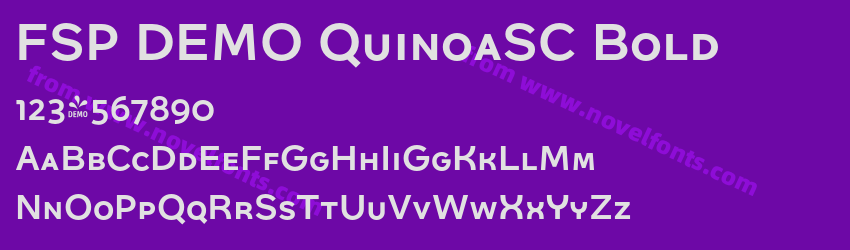 FSP DEMO QuinoaSC BoldPreview FSP DEMO QuinoaSC BoldPreview