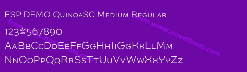 FSP DEMO QuinoaSC Medium RegularPreview FSP DEMO QuinoaSC Medium RegularPreview