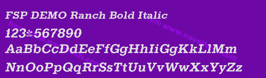 FSP DEMO Ranch Bold ItalicPreview