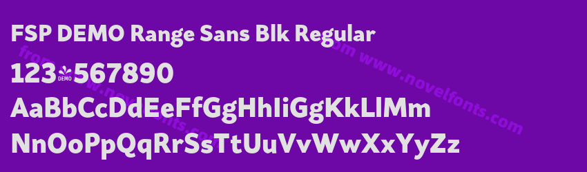 FSP DEMO Range Sans Blk RegularPreview FSP DEMO Range Sans Blk RegularPreview