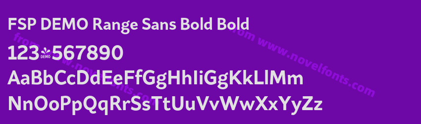 FSP DEMO Range Sans Bold BoldPreview FSP DEMO Range Sans Bold BoldPreview