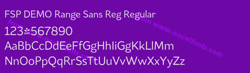 FSP DEMO Range Sans Reg RegularPreview FSP DEMO Range Sans Reg RegularPreview