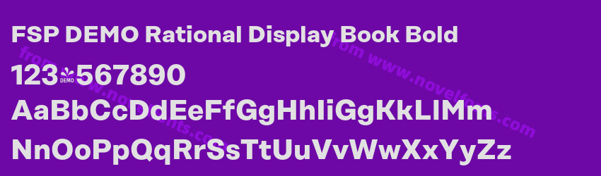 FSP DEMO Rational Display Book BoldPreview FSP DEMO Rational Display Book BoldPreview