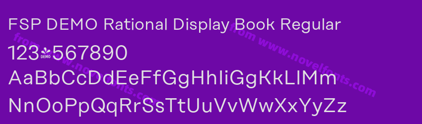 FSP DEMO Rational Display Book RegularPreview FSP DEMO Rational Display Book RegularPreview
